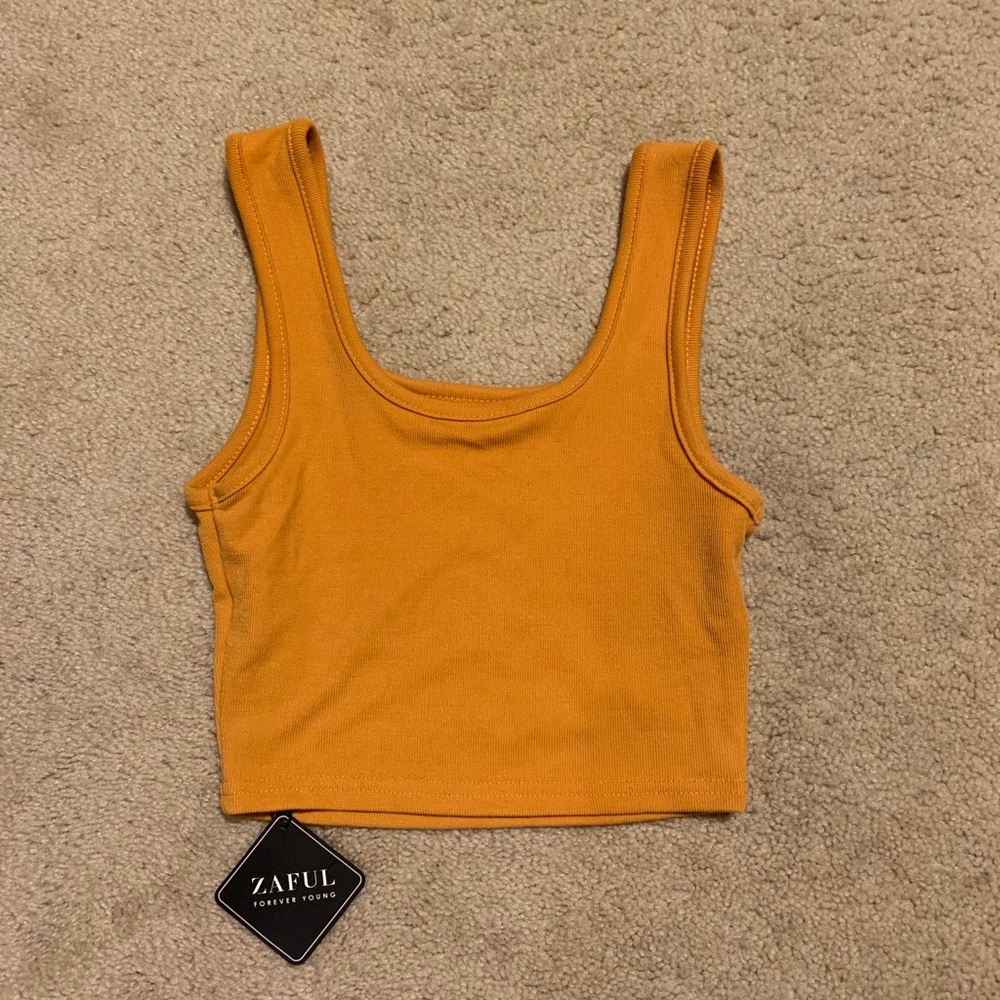 YELLOW / MUSTARD ZAFUL TANK TOP